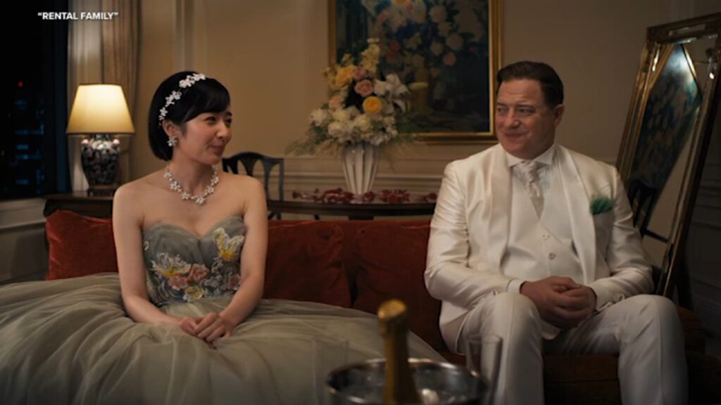 Brendan Fraser alquilado como novio