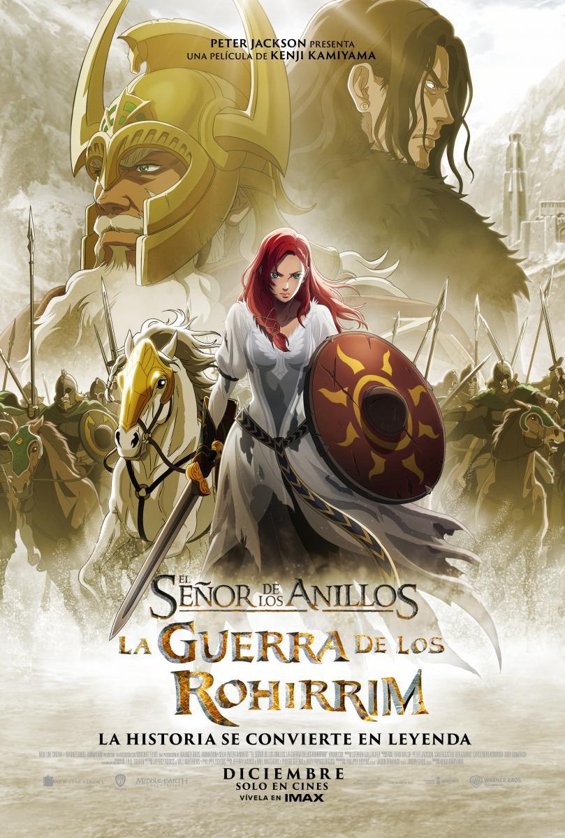 poster del señor de los anillos la guerra de los rohirrim