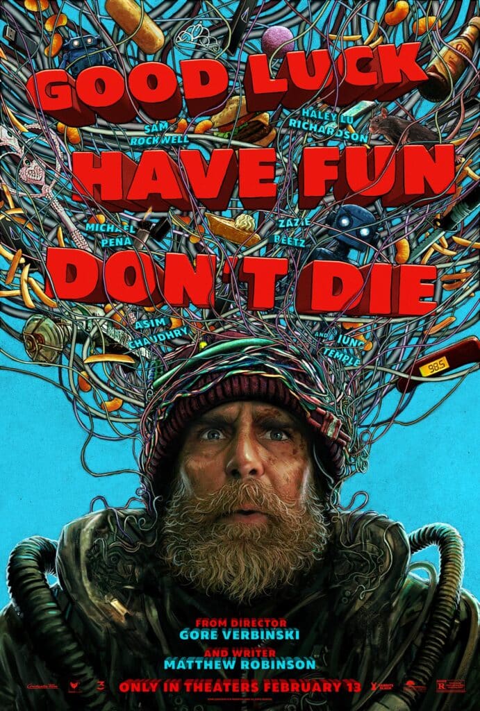 good luck have fun dont die poster