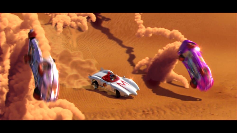 escena de carreras de Speed Rcer