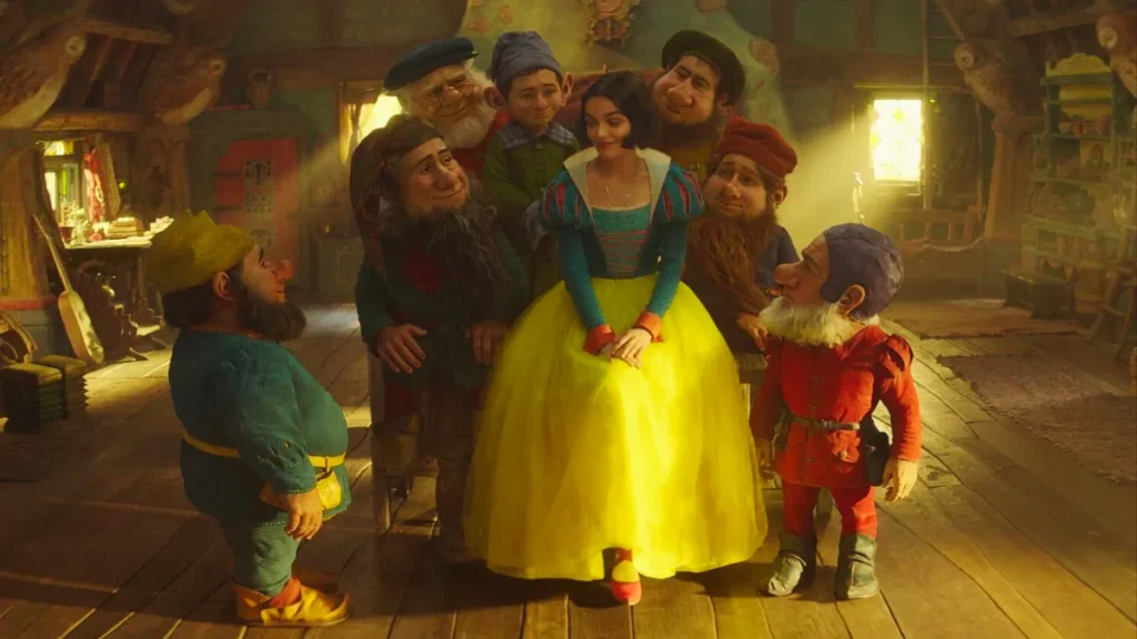 Blancanieves con los enanitos